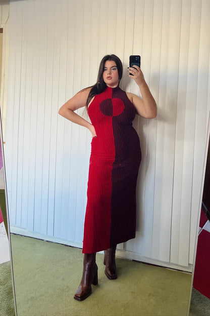 Stripe Maxi Dress