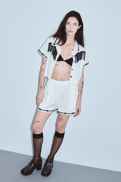 Pammy Fringe Blouse