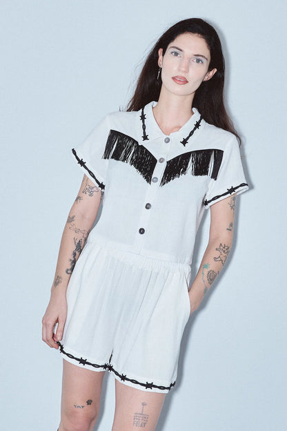Pammy Fringe Blouse