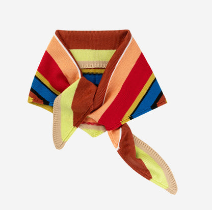 Multi Stripe Triangle Scarf