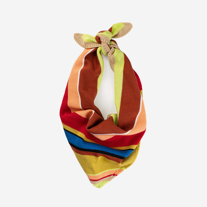 Multi Stripe Triangle Scarf