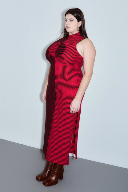 Stripe Maxi Dress