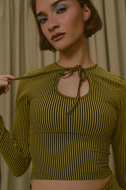 Sexy Bee Keyhole Top
