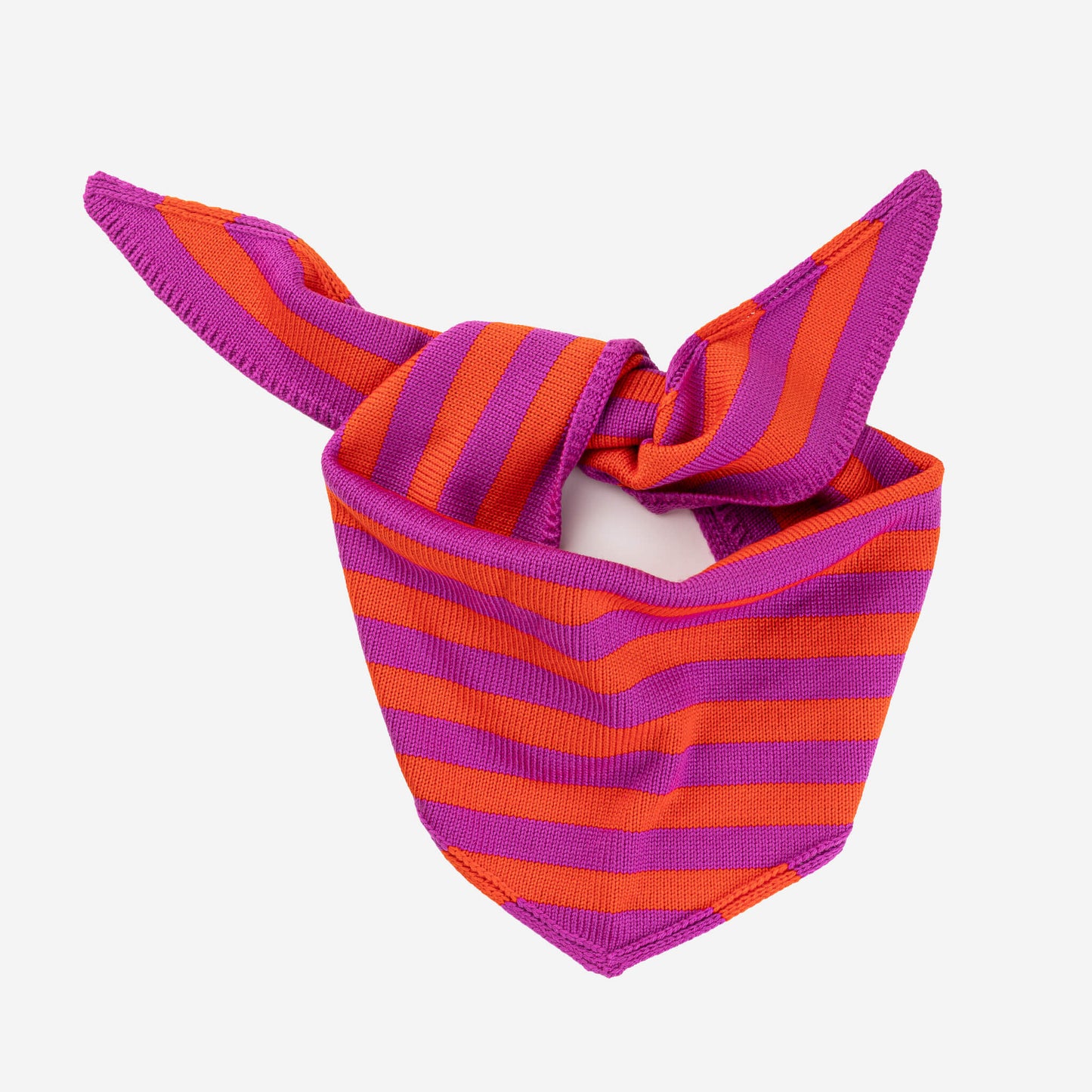 Simple Stripe Triangle Scarf