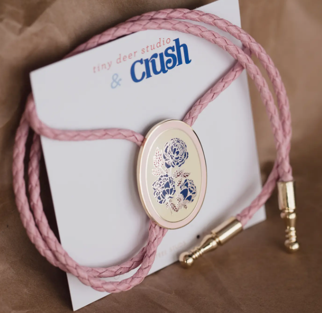 Floral Bolo Tie