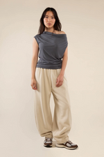 Sato Cupro Cowl Neck Top