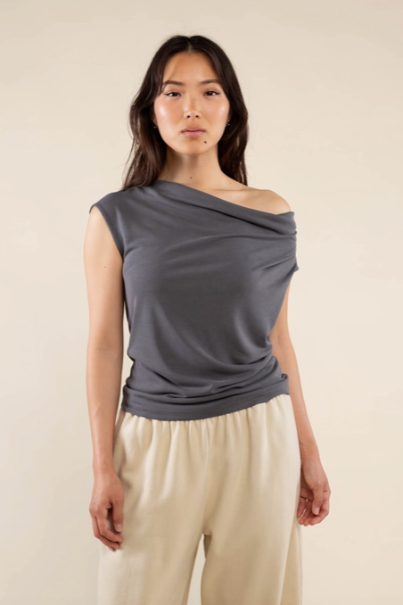 Sato Cupro Cowl Neck Top SALE