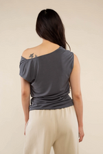 Sato Cupro Cowl Neck Top