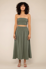 Sophia Linen Skirt