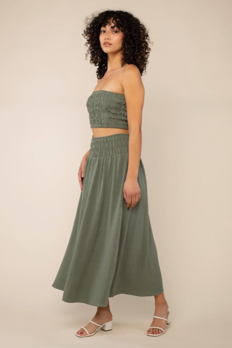 Sophia Linen Skirt