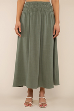 Sophia Linen Skirt
