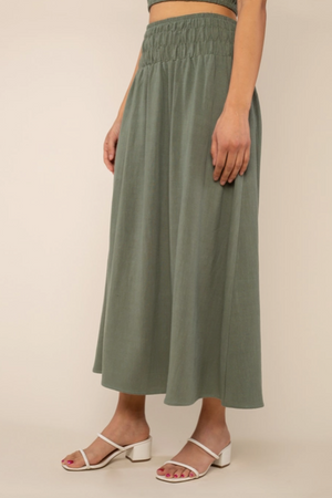 Sophia Linen Skirt