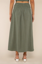 Sophia Linen Skirt