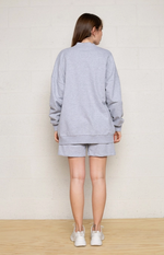 Easy Oversized French Terry Cardigan