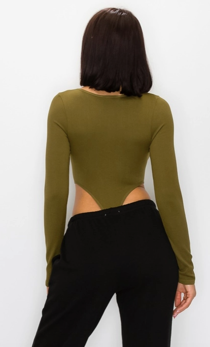 Basic High Leg Bodysuit SALE