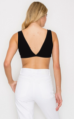 Plunged V Neck Bralette