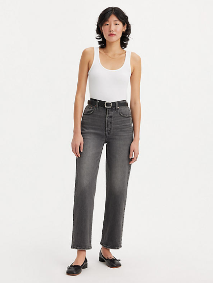 Levi s Ribcage Straight Ankle Jeans Rigid Fit Betty s Divine