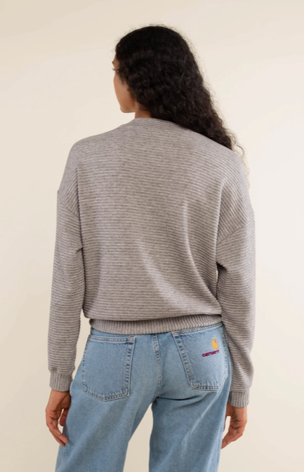 Jos Heavy Rib Cardigan