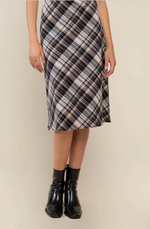 Asher Bias Plaid Skirt