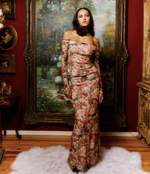 Renaissance Micro Mesh Maxi Skirt