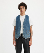 Reversible Sherpa Denim Vest