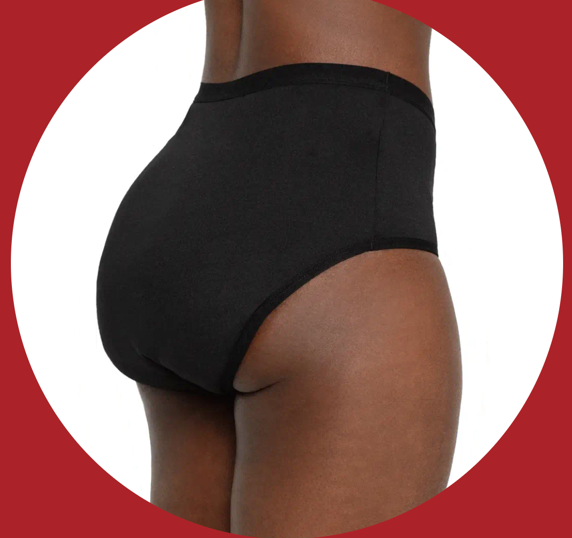 High Waisted Microfiber Undies-Medium Flow