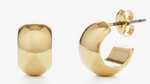 Demure Huggie Hoop Earrings