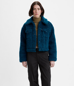 Baby Bubble Sherpa Trucker