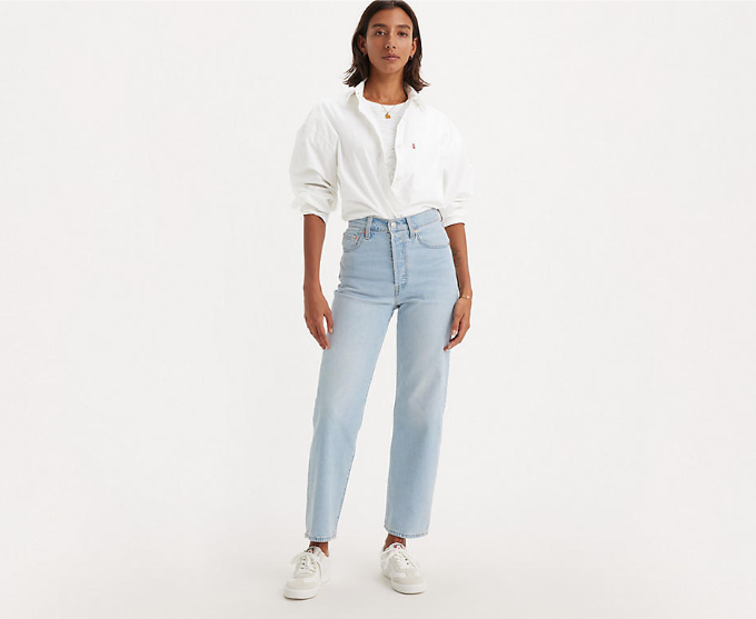 Levi's Ribcage Straight Ankle Jeans-Relaxed Fit