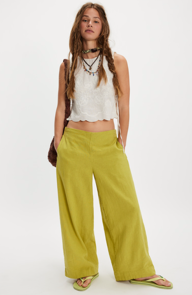 Demi Cotton Linen Pants