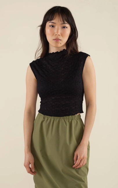 Lara Floral Mesh Tank