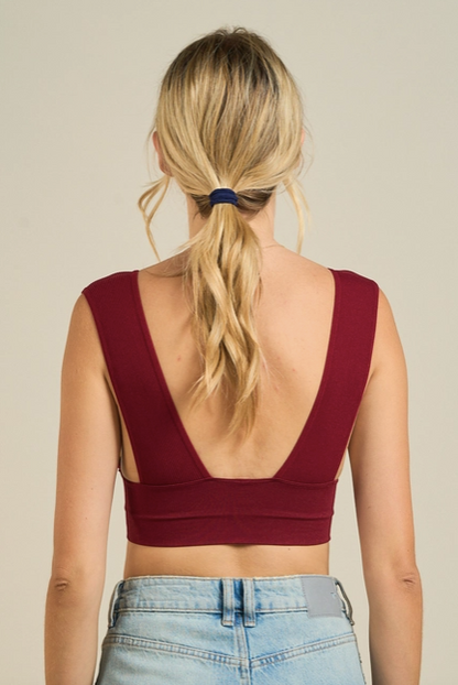 Double Domino Crop Tank