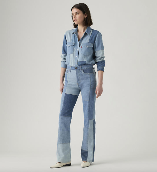 Levi's Wedgie PATCHWORK Bootcut Jean