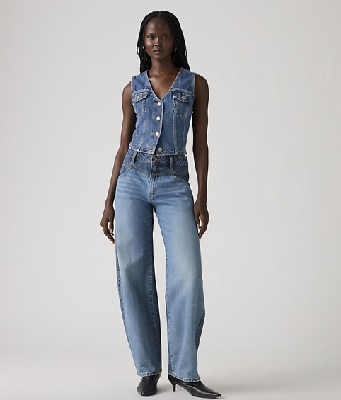 Levi's Baggy Dad Barrel Saddle Back Jeans