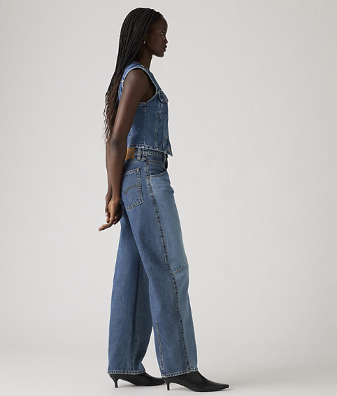 Levi's Baggy Dad Barrel Saddle Back Jeans