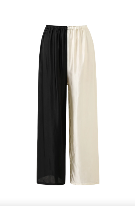 Two Toned Satin Pants