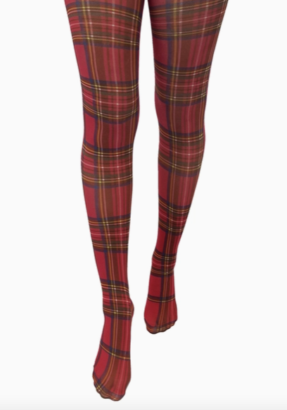 Original Red Tartan Tights