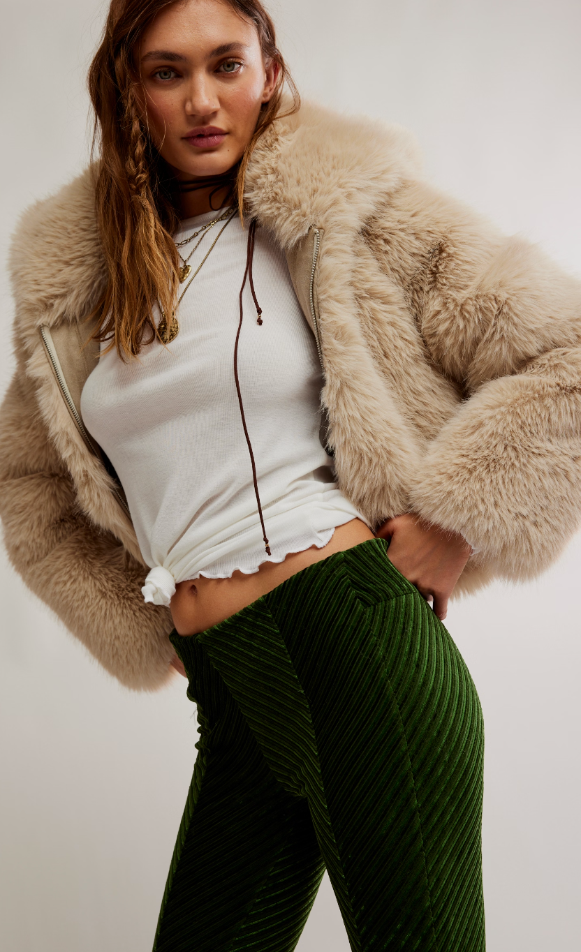 Penny Pull On Velvet Pants