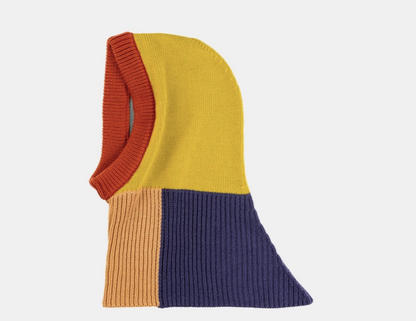 Mismatch Knit Hood