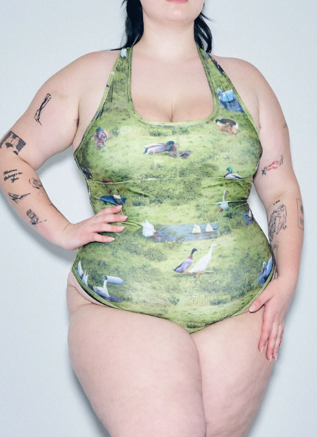 Crossback One Piece Swimsuit