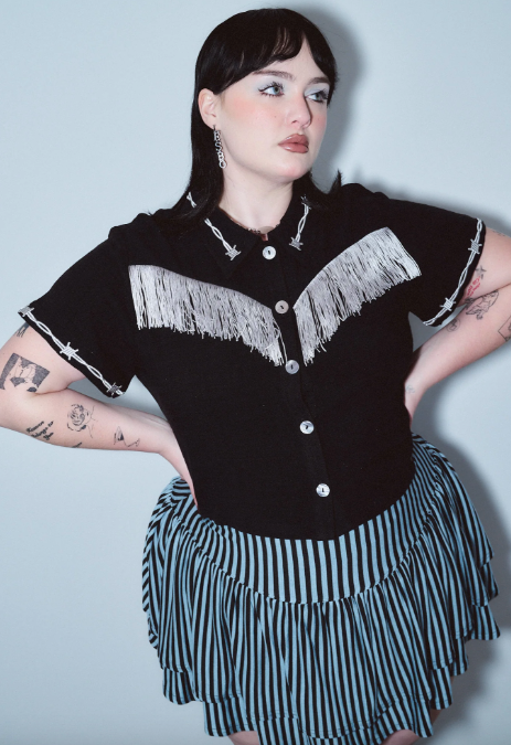 Pammy Fringe Blouse