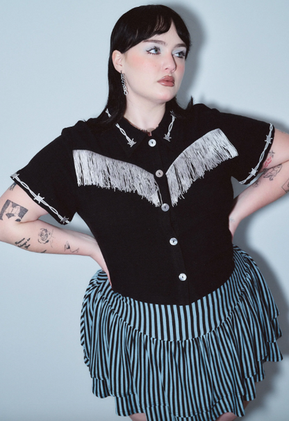 Pammy Fringe Blouse