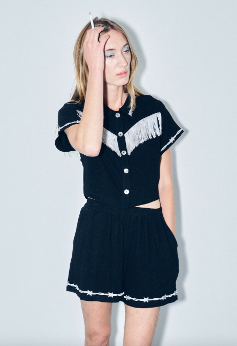 Pammy Fringe Blouse