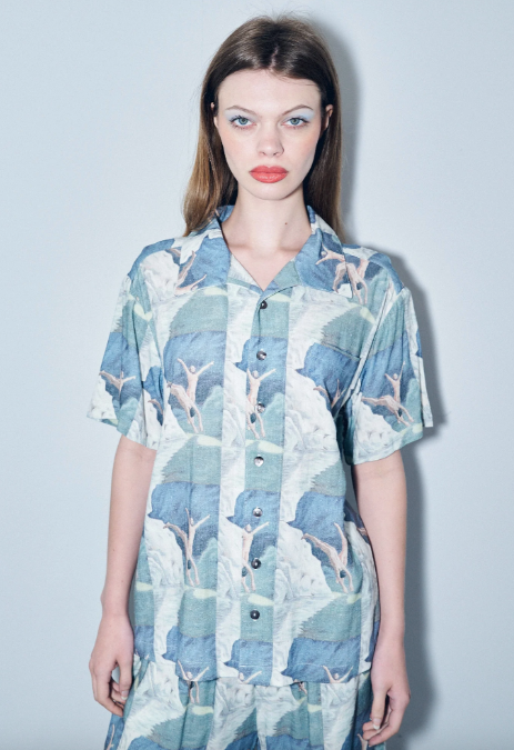 Unisex Linen Button Up