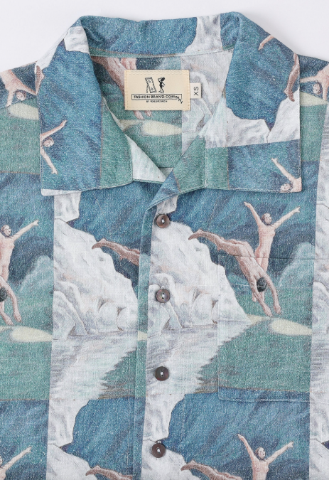 Unisex Linen Button Up