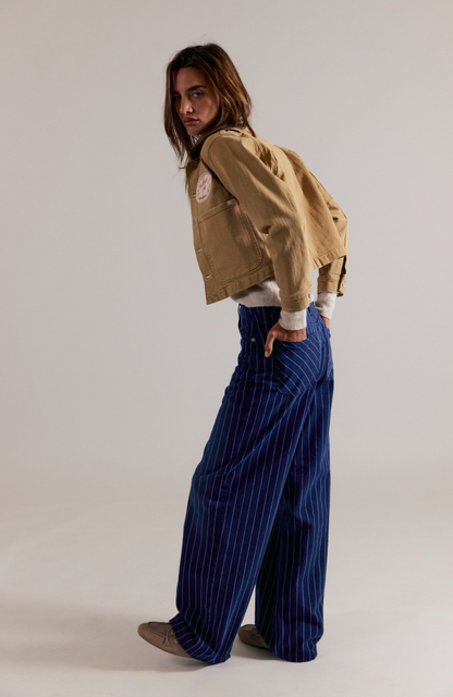 Striped NIA Boyfriend Jeans