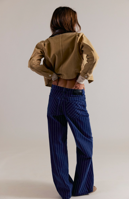 Striped NIA Boyfriend Jeans