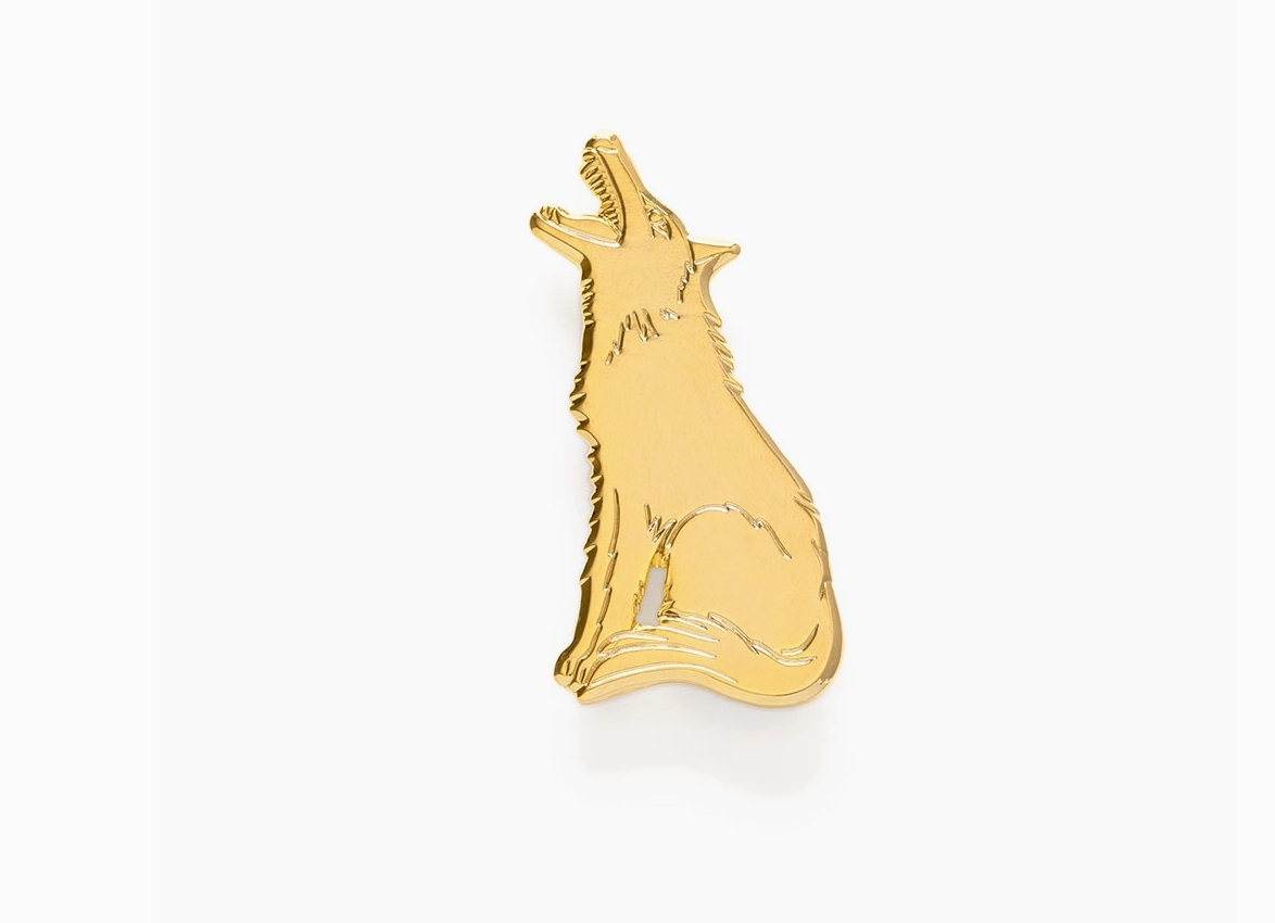 Wolf Brooch