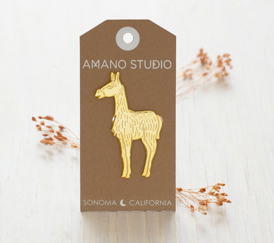 Llama Brooch