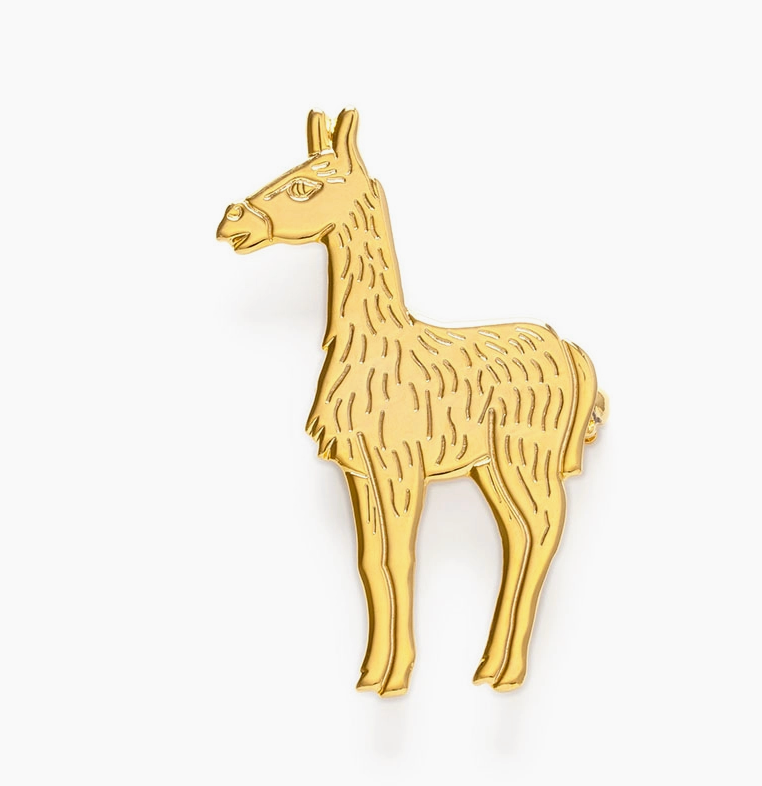 Llama Brooch